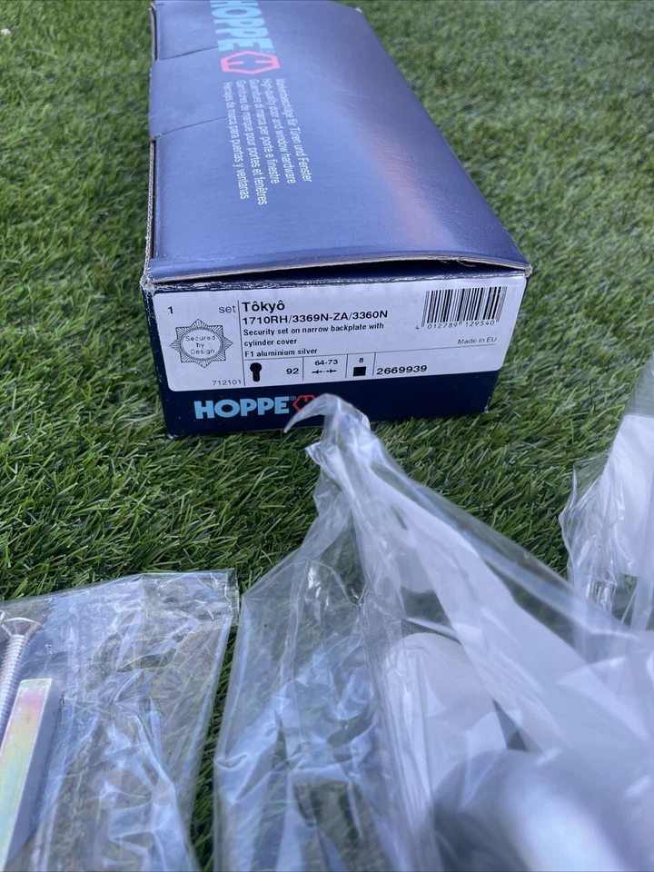 Hoppe Tokyo Handle Aluminium Silver 92mm High Security Cheap Cheap - Image 4 of 4