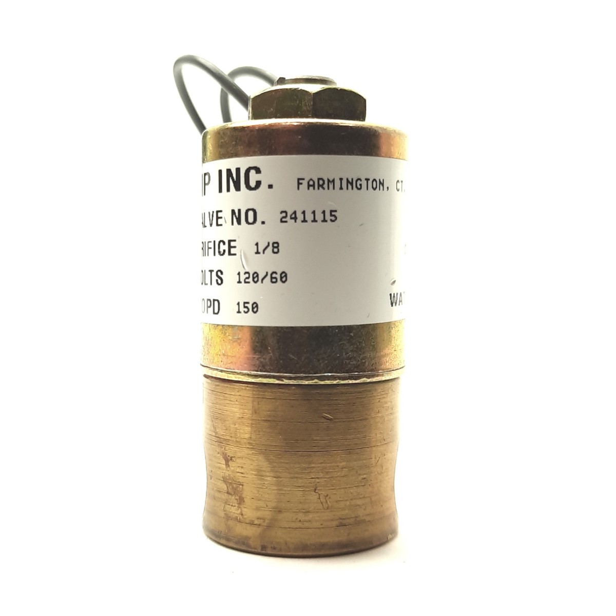 ノブ Norgren 241115-120-60 KIP Solenoid Valve 2-Way NC 0-800PSI 1/8