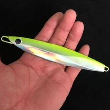 1pcs Slow Pitch Fishing Lures Sinking Lead Metal Flat Fall Jig Jigging Bait set