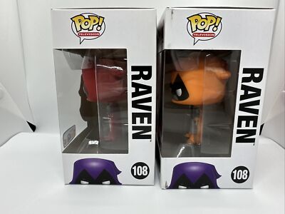 Funko Pop! Teen Titans Go! RAVEN (Orange & Red) #108 - Toys R Us