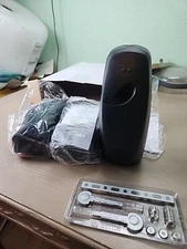 Maxcheck 3 Pcs Automatic Air Freshener Spray Dispenser Wall Mounted Black K6