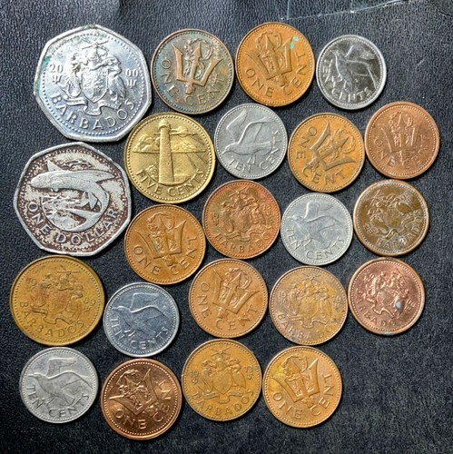 OLD BARBADOS Coin Lot - 19 Excellent Coins - Lot #A21