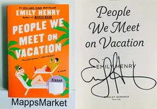 SIGNED People We Meet on Vacation by Emily Henry 1st (2021, Trade Paperback)
