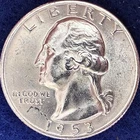 1953-D Washington Silver Quarter Nice Ch BU