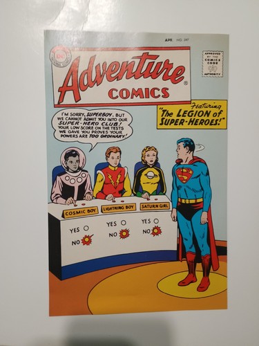 LEGION OF SUPER-HEROES #45 Apr 1988 30th Ann Promo 4 pgs Adventure Comics 247