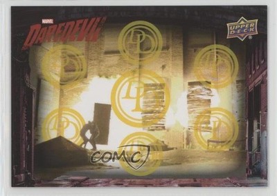 2018 Marvel Daredevil Seasons 1 & 2 Yellow Foil 3/99 Warehouse Explosion #19 4fl