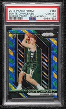 2018 Panini Prizm Choice Blue Yellow & Green Donte DiVincenzo PSA 10 GEM MT 01nw