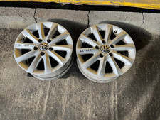 2006 VW GOLF MK5 15" ALLOY WHEELS X2 SET 5 STUDS SIZE 6.5JX15 ET50 - 1K0601025CA
