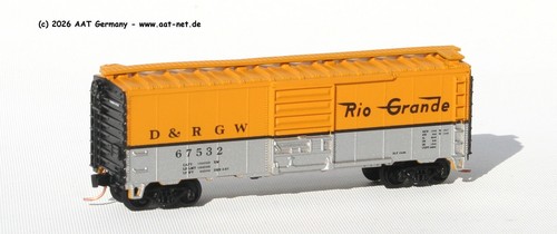 Atlas N 34232 - 40´ PS-1 Boxcar Denver & Rio Grande #67532; aga NEW, ohne OVP | Condition: Gebraucht