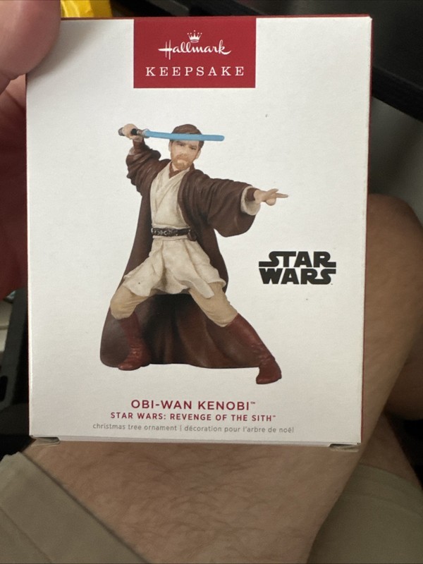 HALLMARK 2022 STAR WARS REVENGE OF THE SITH OBI-WAN KENOBI ORNAMENT