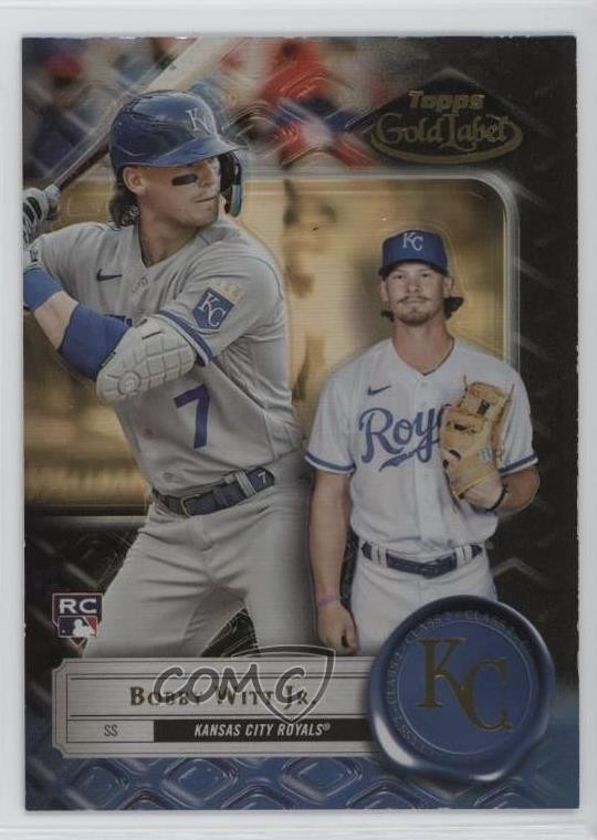 2022 Topps Gold Label Class 2 Black Bobby Witt Jr #49 uk2