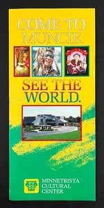 1990s Muncie Indiana Minnetrista Cultural Center Museum Vintage Travel Brochure