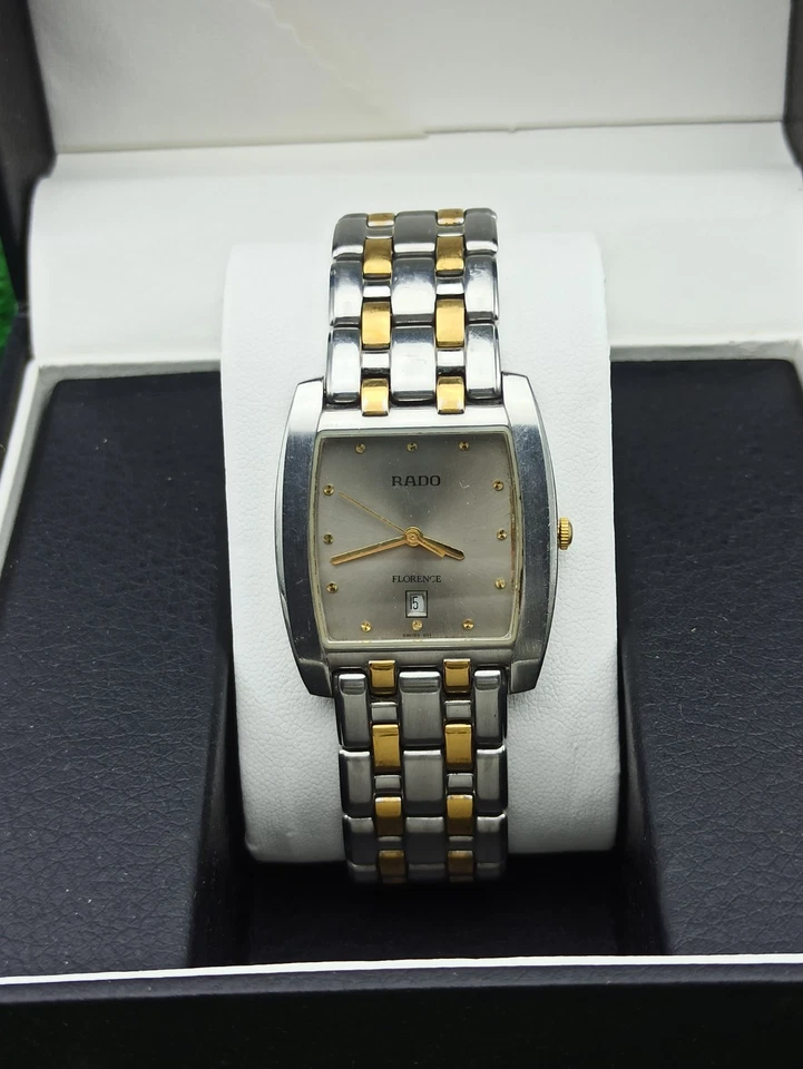 HIPER-RARO VINTAGE RELÓGIO RADO FLORENCE INCRÍVEL RELÓGIO MASCULINO FEITO NA SUÍÇA PERFEITO ESTADO ANOS 80 - Imagem 3 de 4