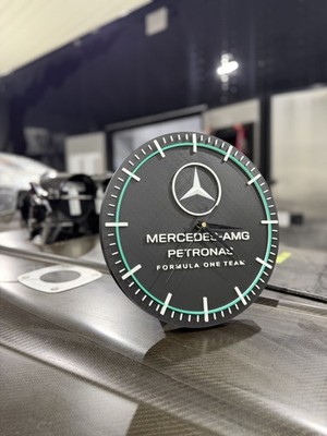 Mercedes-AMG Petronas Formula One Wall Clock   Motorsport Inspired