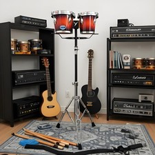 Drum Stand Base Mount Holder Support Rod for Bongo Drum Percussion Accessories