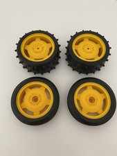 Tamiya Holiday Buggy 1/10 Rc Wheels And Tyres, Rc Car Spares/parts See Pic Mint