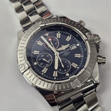 BREITLING A13370 SUPER AVENGER BLUE DIAL WATCH 48 MM (PAPER & MINT & ORIGINAL) 22