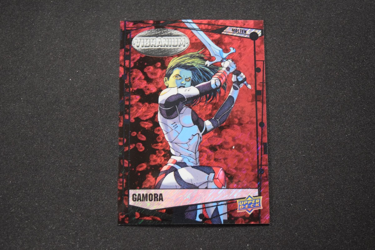 Gamora 2015 Upper Deck Marvel Vibranium Molten Vibranium /299 Parallel #28