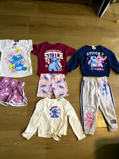 Disney Lilo Stitch Stitch Angel 6pc Outfit Set 3T T-Shirt Shorts Pants