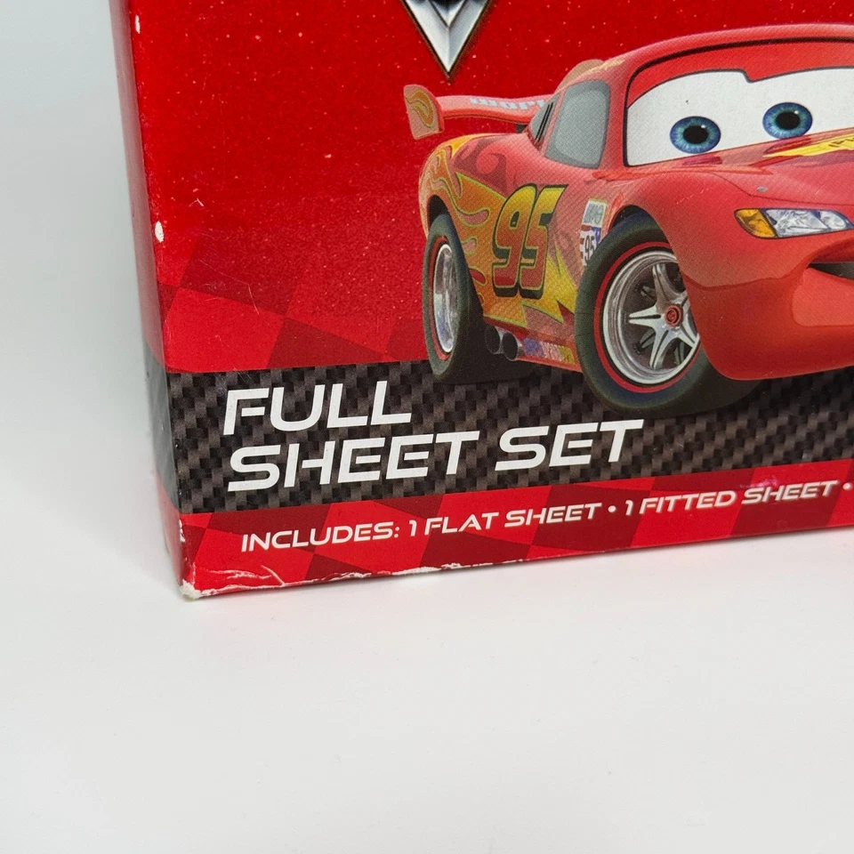 Nuevo Juego de Sábanas Completo Disney Pixar Cars 2 para Niños - Juego de Ropa de Cama de 4 Piezas *RARO* Foto 2 de 4