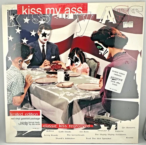 Kiss My Ass : Classic Kiss Regrooved by Various [NEW LTD ED Red Vinyl LP + Hype]
