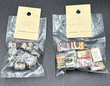 Vintage Dollhouse Miniature LOT OF 23 CANNED / BOXED FOOD for Kitchen or Pantry