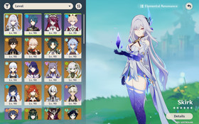 Genshin Impact AR 58 NA - Skirk - Nefer - Citlali - NahidA  - Raiden - Mauvika