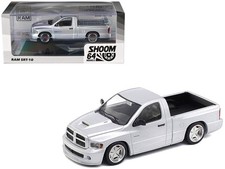 1/64 2003 Dodge Ram SRT-10 Pickup Truck Silver Metallic Models   SHOOM64