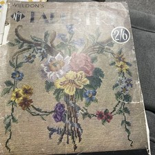 Weldons No 1. Tapestry, Needle Art Series, Vintage Tapestry Mag. & wool 1940's