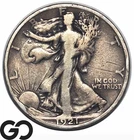1921-S Walking Liberty Half Dollar *Key Date* Highly Collectible Better Date
