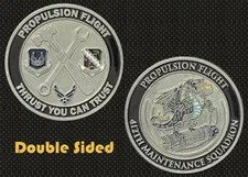 412th Maintenance Squadron Propulsion Flight Token - Trust & Dragon _I