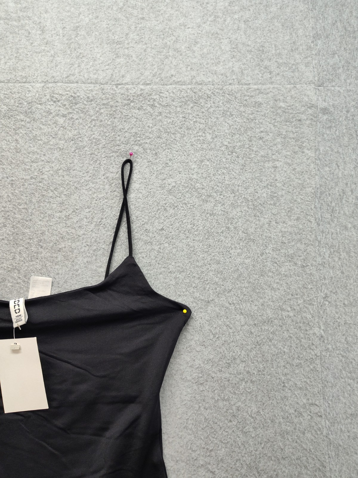 Divided Women Bodysuit S Black Sleeveless One Piece Spaghetti Strap Basic Casual image 3