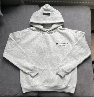 Essentials Fear of God Hoodie Grau / Schwarz Größe S