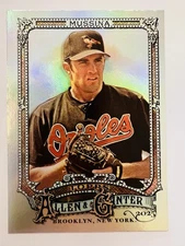 2025 Topps Allen & Ginter Silver Portrait Mike Mussina SP #307 Baltimore Orioles
