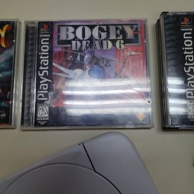 PlayStation PSOne Console Lot with 2 Controllers, Memory Card, Cords, & 3 GAMES
