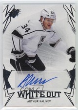 2022-23 SPx White Out Auto Arthur Kaliyev #WO-AK Auto 13yf