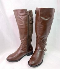 Torrid Wide Calf Knee High Riding Boots Brown...
