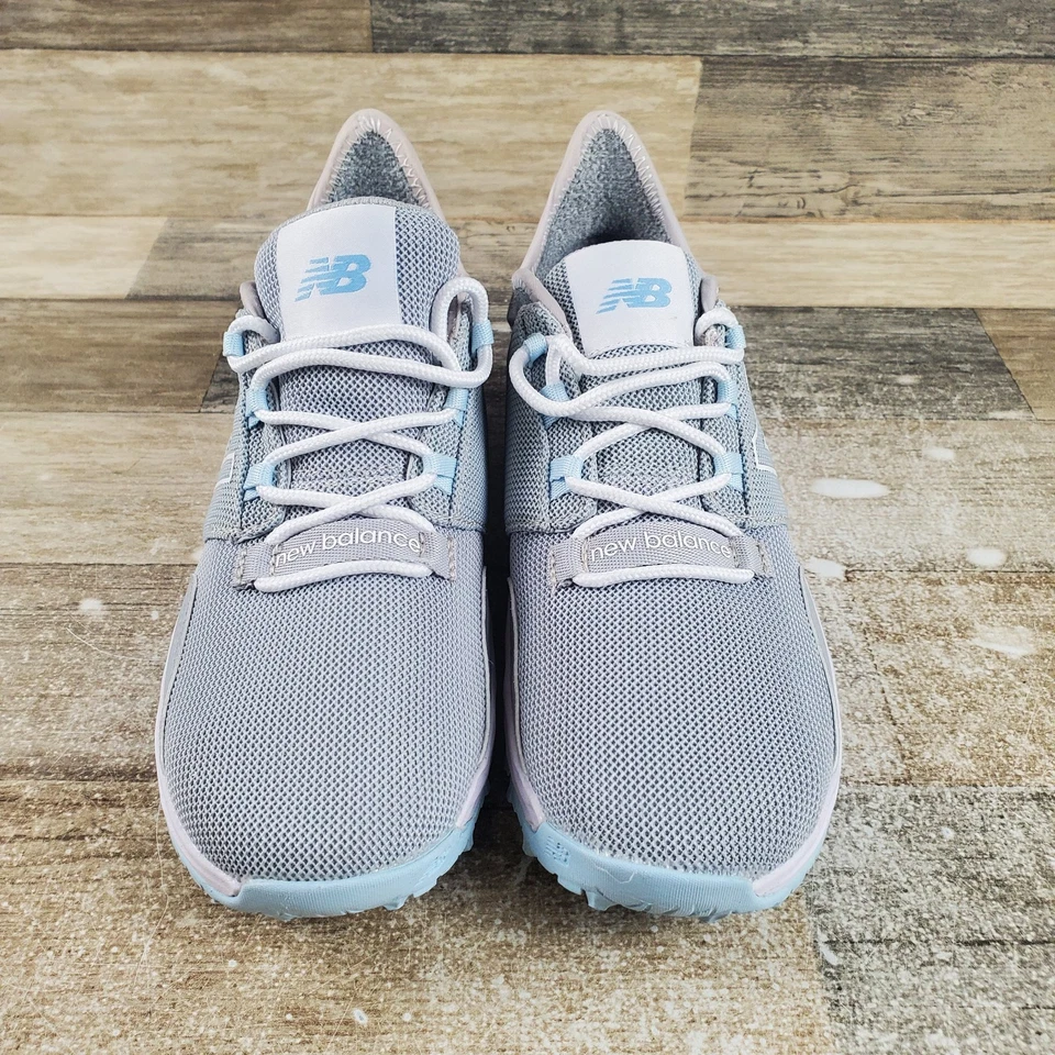 New Balance Fresh Foam ROAV 女式高尔夫鞋 7.5 码灰色系带无钉 — 第 2/4 张图片
