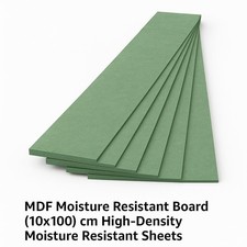 MDF 6mm Thick Strips DIY Wall Paneling Paintable Kit Moisture Resistant Shaker