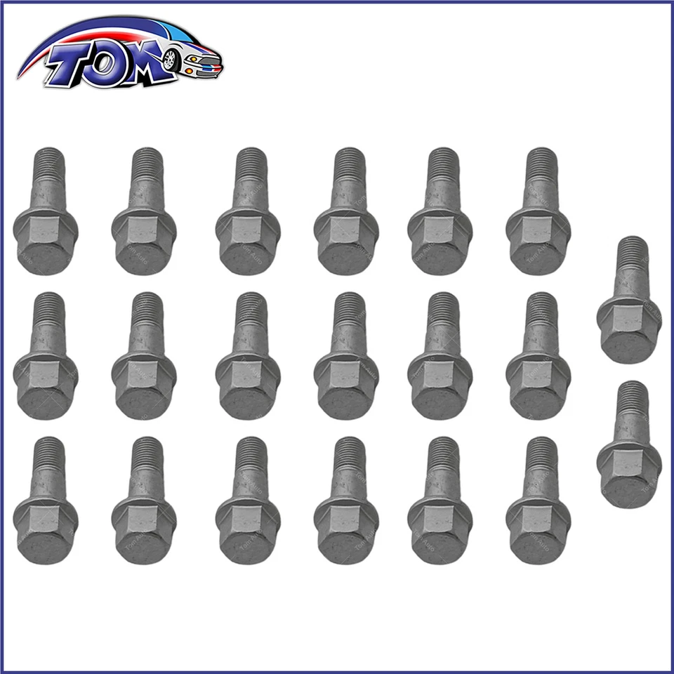 Perno de rueda 20 piezas para Mercedes-Benz 300E C220 C280 CLK320 SLK230 Chrysler M12x1.5 Foto 3 de 4