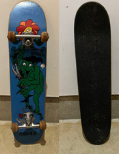 Vintage 90s 60/40 George Morales Mark Gonzales Skateboard complete Deck Used