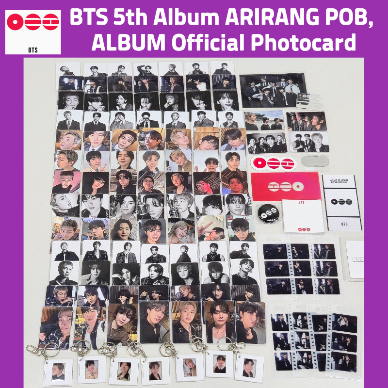 BTS ARIRANG Album POB POP-UP Lucky draw Benefit Photocard Official