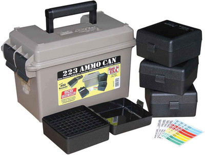 ACC223 Ammo Can Combo, Holds 400 Rounds, Bulk Ammo Storage, USA Made, Dark Earth