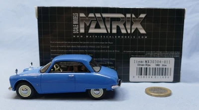 Matrix Scale Models 1/43 réf MX30304-011 : Citroën Bijou (Bleu) - Photo 1/4