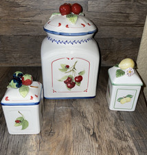 Villeroy Boch Country Collection Cottage Charm große Vorratsdose +2 Marmelade B2