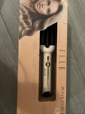 ELLE Wave Curler Led Indicator Soft Touch Matt Finish Wave Curler - Pink New