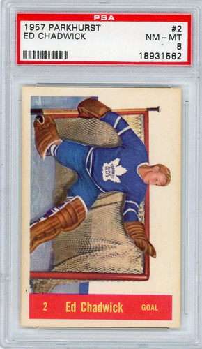 Ed Chadwick #2 1957 Parkhurst card