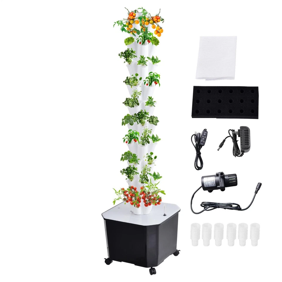 Hydroponisches Anbausystem 50/60 Pods Smart Hydroponic Tower Wasserzirkulation - Bild 3 von 4