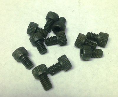 24  Mil-spec GAS KEE Black SOCKET HEAD Screws Made in USA Stronger than Grade 8