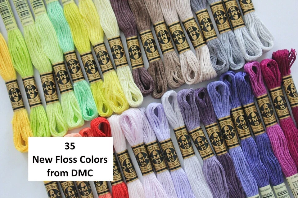 100% GENUINE DMC floss mouline art. 117, Cotton Embroidery threads from 1 to 800 - Image 2 of 4
